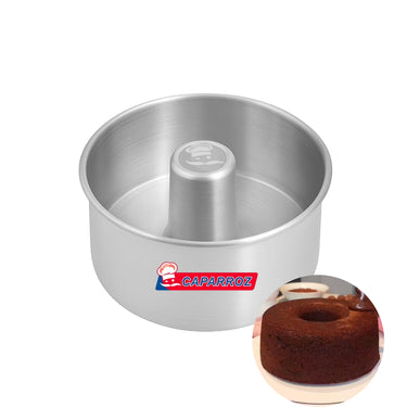 Mini Tube Cake Pan – 13x6cm – Aluminum Angel Food Mold by Caparroz
